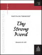 Thy Strong Word: Partita on Ebenezer Organ sheet music cover